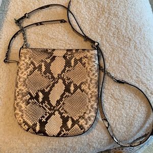 Brand new Rebecca minkoff snakeskin crossbody!